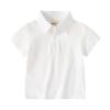 RTGDRK Cute Clothes for Girls Baby and Toddler Boys Classic Short Sleeve Polo Shirt Summer Solid (White, 18-24 Months) view 1