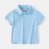 RTGDRK Cute Clothes for Girls Baby and Toddler Boys Classic Short Sleeve Polo Shirt Summer (Light Blue, 4-5 Years) view 4