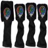 NineFit Basics Dancing Bear with Rose Steal Your Face Golf Head Cover Selection (Hybrid (Any Hybrid)), Black view 3