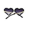 OZPYKAE Girl Heart Sunglasses,Fashion Cute Glasses UV Protection Outdoor Girl Heart Shaped Sunglasses for Toddler Party Beach (Pink+Black) view 4