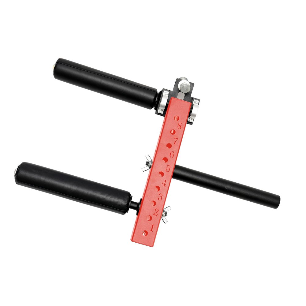 EVERYMATE Seated Leg Strength Extension and Curl Athletic Practice Machine,Adjustable Leg Fitness Equipment Attachment, Fitness Squat Rack Accessories( 5/8 inch Aperture Rack Hole-RED)