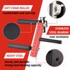 EVERYMATE Seated Leg Strength Extension and Curl Athletic Practice Machine,Adjustable Leg Fitness Equipment Attachment, Fitness Squat Rack Accessories( 5/8 inch Aperture Rack Hole-RED) view 3