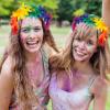 Rainbow Headband, Pride Outfits Rainbow Accessories Lgbt Gay Pride Decorations Flower Crown Pride Party Favors for Women Girls Festival view 4
