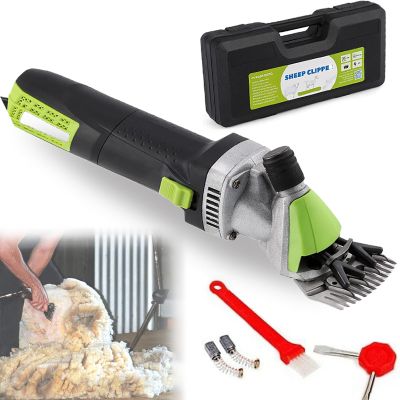 Dfdieratve Sheep Shears 690W, Professional Electric Sheep Clippers, Farm Livestock Shearing Machine, Heavy Duty Goat Clippers for Goats Sheep Cattle Thick Hair Dog Horse Animals,110V