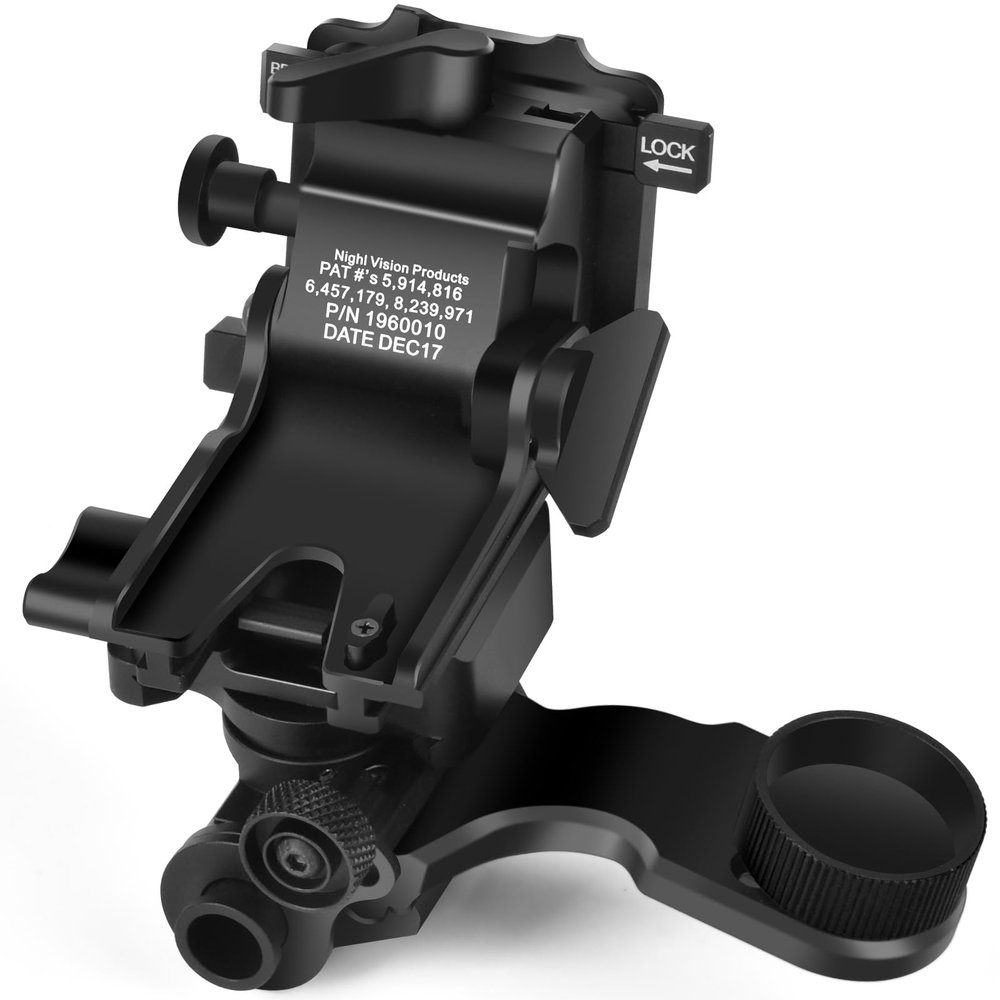 Mozeyerh Night Vision Goggles Mount NVG Mount PVS 14 J Arm Helmet Mount Compatible with All Models of PVS 14/PVS 15/PVS 18/PVS 7