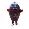 Happy Coffee Bean Mascot Costume Adult Size for Men & Women with Built-in Fan Inside the Head view 1