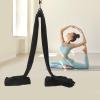 Aerial Silks Equipment for Aerial Yoga Aerial Dance Acrobatic Circus Arts 32.8 * 8.5FT Soft Durable Yoga Hammock Aerial Rig for All Skill Levels Load Capacity 440LB Black view 1