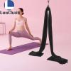 Aerial Silks Equipment for Aerial Yoga Aerial Dance Acrobatic Circus Arts 32.8 * 8.5FT Soft Durable Yoga Hammock Aerial Rig for All Skill Levels Load Capacity 440LB Black view 3
