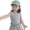 Baby Boy Crew Neck Tank T-Shirt Cotton Short Sleeve Solid Color Shirts Basic Toddler Summer Tee Tops (Grey, 3-4 Years) view 1
