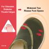 LeIsfIt Mens Slippers Wide House Shoes Adjustable Diabetic Shoes Non-slip Arthritis Swollen House Slippers Indoor Outdoor Slipper Shoe Dark Green Size 11 view 2