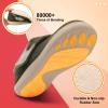 LeIsfIt Mens Slippers Wide House Shoes Adjustable Diabetic Shoes Non-slip Arthritis Swollen House Slippers Indoor Outdoor Slipper Shoe Dark Green Size 11 view 4
