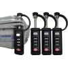 LAFENLIN TSA Padlock 4-Pack for Hard Gun Cases, 3-Dial Combo Lock, Black view 1