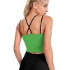 Adugen Origei Yoga Women's Performance Stretchy Wales Flag Sports Workout Running Top Vest M view 3