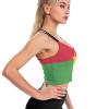 Adugen Origei Yoga Women's Performance Stretchy Burkina Faso Flag Sports Workout Running Top Vest M view 4