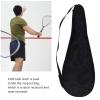 NOENNULL Squash Racquet Cover Bag Lightweight Padded Racket Carrying Bag with Adjustable Shoulder Strap (Black), NOENNULLyx9g3d2cze-11 view 3