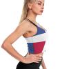 Adugen Origei Womens Dominican Flag Sleeveless Workout Tops for Athletic Tank Top for Running Yoga M view 4