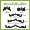 AWNOM LAT Pulldown Attachments for Cable Machines, Cable Machine Attachments for Home Gym T Bar V Bar LAT Pulldown Machines Attachments, Back Tricep Bar Strength Training Handle Grip view 2