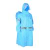 BlueField Unisex Reflective Outdoor Backpack Raincoat Rain Cover One-Piece Rain Poncho Cape Jacket for Hiking Camping Cycling (Blue, S)