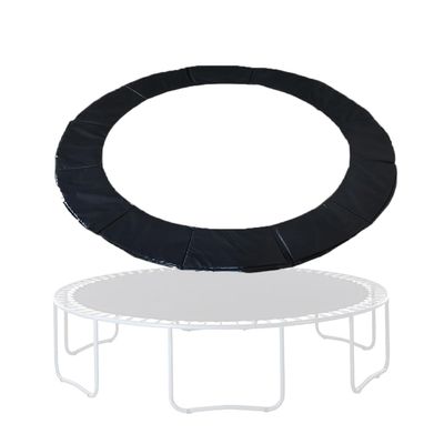 Outdoor Trampoline Padding, 6-16FT Trampoline Cover Replacement Trampoline Surround Pad Safety Guard Spring Padding,6FT,Black