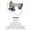 WYDDDARY 20W Electromagnetic Vibrating Feeder Shaking Feeding Machine 1T/h Direct Vibration Feeders Material Conveyors 110V view 2