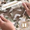 FullLit Camo Netting Camouflage Netting 6.5ftx10ft,10ftx10ft, 20ftx20ft,with Mesh Backing, Hunting Blind Nets, Sunshade Canopy, Army Tarp Fence Net for Party Decoration, Photograph and Car Cover view 2