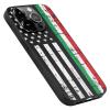 Italian U.S. Thin Line Flag Protective Case Cover Compatible with iPhone 15/15 Plus/15 Pro/15 Pro Max Soft TPU Phone Cover Funny Printed view 2