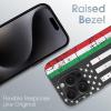 Italian U.S. Thin Line Flag Protective Case Cover Compatible with iPhone 15/15 Plus/15 Pro/15 Pro Max Soft TPU Phone Cover Funny Printed view 3