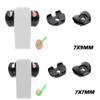 Bike Seatpost Clamp For Carbon Saddle Rails Adapter Oval Round Clip, 77mm/79mm Bicycle Seat Tube Clamp, Seat Post Tube Clip With Install Screws (7x7mm) view 3