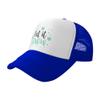 Personalized Trucker Hats Add Your Own Text Logo Photo Custom Baseball Cap for Men & Women Casual Sun Peak Hat Gifts, Blue view 3