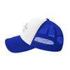 Personalized Trucker Hats Add Your Own Text Logo Photo Custom Baseball Cap for Men & Women Casual Sun Peak Hat Gifts, Blue view 4