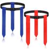 2PCS Flag Football Belts,Adjustable Flag Football Set with Belt and Flags for Kids Youth and Adults Training Equipment Capture the Flag Rugby Football Flags for Players Competition view 1