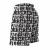 Math Number Pi 3.14 Mens Swim Trunks with Mesh Liner Quick Dry Beach Shorts Funny Swimwear with Pockets XL view 4