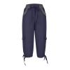 Midelxp Womens Navy Blue Stretchable Lightweight High Rise Cargo Capri Pants with Utility Pockets for Women Summer Casual Hiking Yoga Workouts & Daily Leisure view 4
