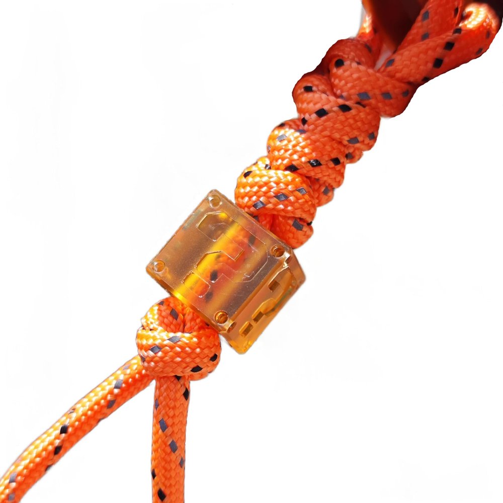 Lanyard Beads Question Mark Paracord Beads CNC Numerical Control EDC Paracord (PEI)