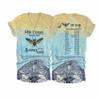 MOGUI The Cicadas Reunion Tour T Shirt The Cicadas Reunion Tour Graphic Tee Summer T Shirts for Women 2024 Casual Vintage Graphic Tshirt Funny Letter Print V Neck Tee Shirt Aqua, Small view 1