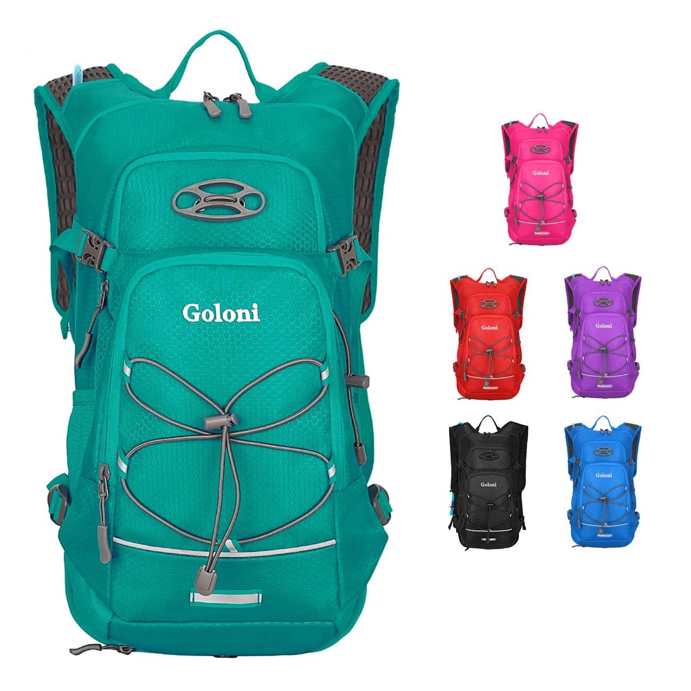 Hydration Backpack,Lightweight Hiking Backpack with 2L Water Bladder,Insulation Water Backpack for Men Women,Hydration Pack for Biking, Running, Festival,Camping