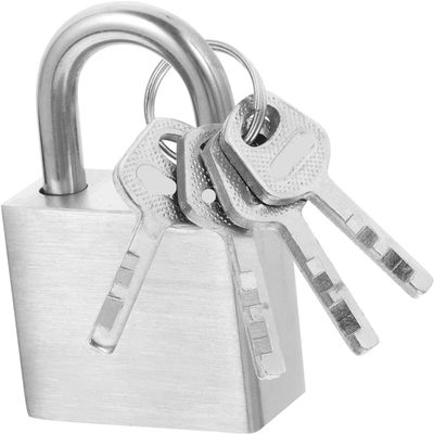 ANRUWEI Luggage Padlock,Anti- Lock Locks Mini Baggage Locks Luggage Locks Small Padlock Travel Lock Pad Lock Antique Locks Gate Locks for Outdoor, Silver