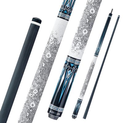 KONLLEN Carbon Fiber Pool Cue  58" Low Deflection Performance Cue for Players Upgrading from Standard Cues, Improved Control & Consistency, 12.5mm Tip, Pro Taper