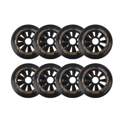 ZYANLING Inline Skate Wheels Outdoor & Indoor 85A 110mm Roller Skate Wheel Replacement, Roller Skate Wheels, Roller Skating Wheels 8-Pack