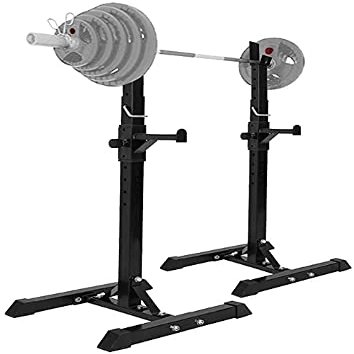 QZQHNYJ Large Abdominal Muscle Equipment Dumbbell Bench Barbells Squat Rack Stand,Height Adjustable Home/Gym Dumbbell Rack,Heavy Duty Sturdy Steel Fitness Squ