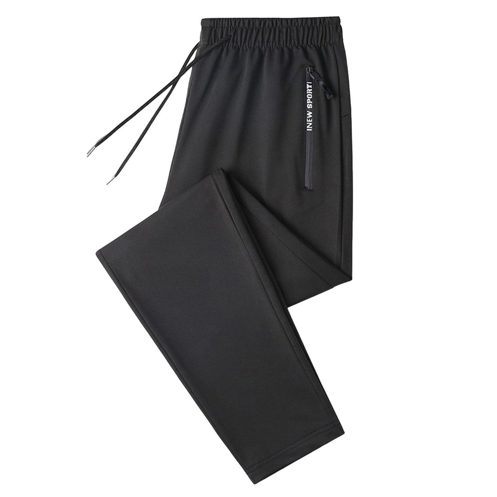 NineFit Basics Blue Chic Store Unisex Ultra Stretch Active Pants Quick Drying Pants for Women Men Comfyfit Waterproof Breathable Sweatpants Mens Pants,Black,L, Large