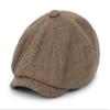 Kids Boys Wool Newsboy Cap - Vintage Tweed Flat Beret Cabbie Hat for Toddler Boys Girls Pageboy(for 4 to 9 Years) view 3