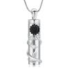 AIWENXI Sunflower Cylinder Urn Necklace Hummingbird Cremation Jewelry for Ashes for Women Men Vial Memorial Keepsake Necklace of Loved One view 1