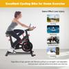 IFAST Stationary Bikes for Home Indoor Exercise Bike with LCD Monitor and Comfortable Seat Cushion for Home Gym Cardio Fitness TrainingBlack view 2