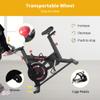 IFAST Stationary Bikes for Home Indoor Exercise Bike with LCD Monitor and Comfortable Seat Cushion for Home Gym Cardio Fitness TrainingBlack view 3