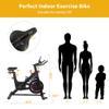 IFAST Stationary Bikes for Home Indoor Exercise Bike with LCD Monitor and Comfortable Seat Cushion for Home Gym Cardio Fitness TrainingBlack view 4