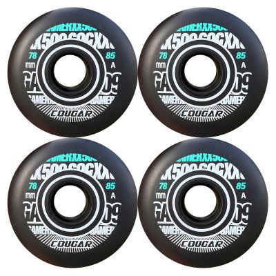 ZYANLING Inline Skate Wheels Outdoor & Indoor 4 Pack 78mm 80mm 85A Roller Hockey Wheels w/Bearings Roller Skate Wheel Replacement