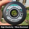 ZYANLING Inline Skate Wheels Outdoor & Indoor 4 Pack 78mm 80mm 85A Roller Hockey Wheels w/Bearings Roller Skate Wheel Replacement view 3