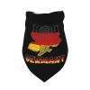 Germany German Flag Rose Flower Dog Scarf Pet Bandana Cat Pet Bibs view 3