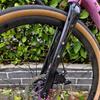 DHNCBGFZ Gravel Road Bike Fork 700C Carbon Fiber Rigid Fork Thru Axle 12X100mm Disc Brake Hard Fork 1-1/8 1-1/2'' Straight/Tapered Tube Front Fork(Matt Black,Straight Tube) view 3